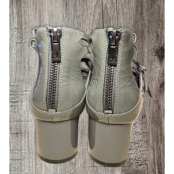 Calvin Klein women’s Madlenka slate patent leather heels. Size 7. - Picture 7 of 7